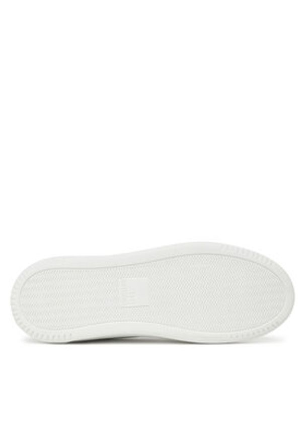 Love Moschino - LOVE MOSCHINO Sneakersy JA15545G0MIA610A Biały. Kolor: biały. Materiał: skóra