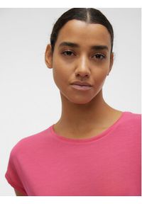 Vero Moda T-Shirt Ava 10284468 Różowy Regular Fit. Kolor: różowy. Materiał: lyocell #2