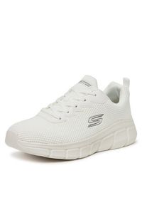 skechers - Skechers Sneakersy BOBS B FLEX 118106 OFWT Biały. Kolor: biały. Materiał: materiał #4