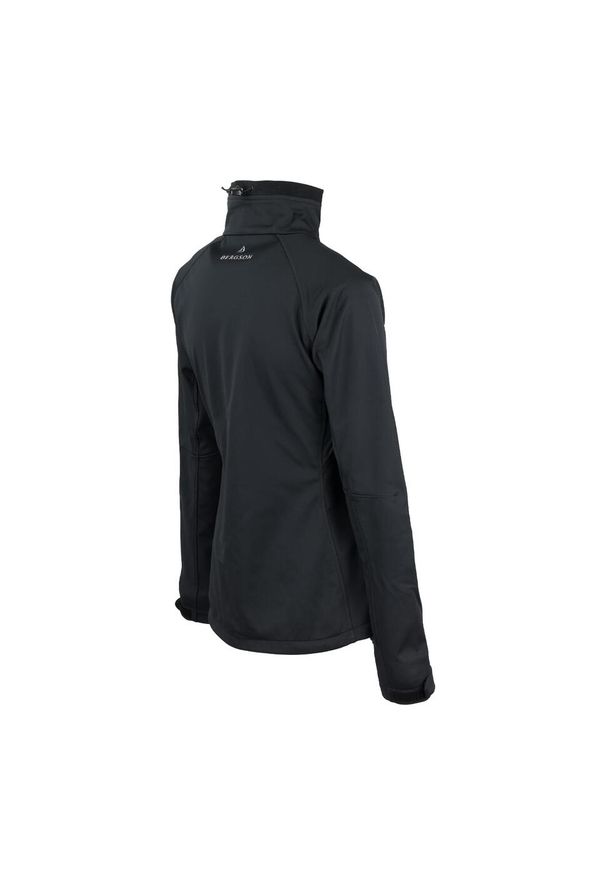 Bergson - Kurtka softshell damska Context ss 2. Kolor: czarny. Materiał: softshell. Sport: turystyka piesza
