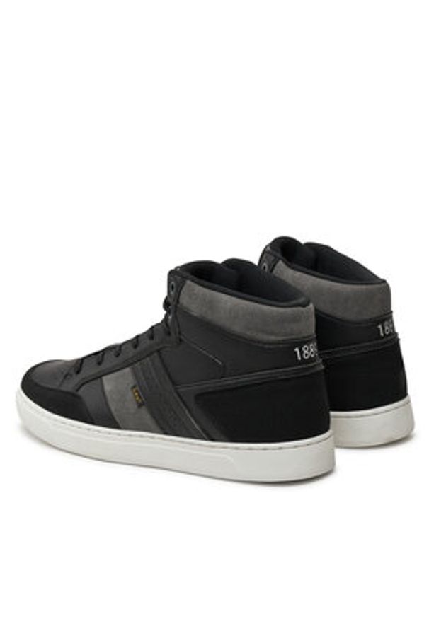 Lee Sneakersy 50243024.25Y Czarny. Kolor: czarny. Materiał: skóra