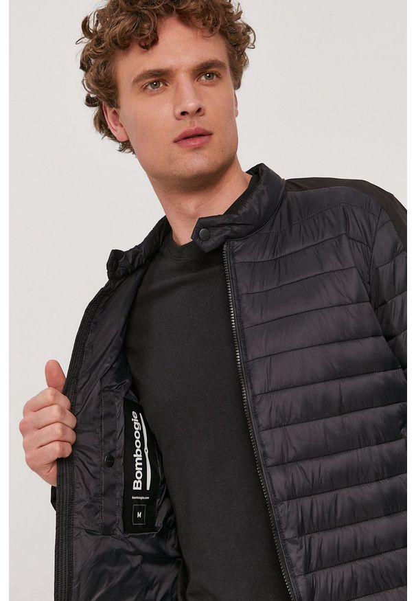 Bomboogie - Kurtka. Okazja: na co dzień. Kolor: czarny. Styl: casual
