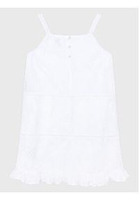 Guess Sukienka letnia J3GK23 WFGJ0 Biały Regular Fit. Kolor: biały. Materiał: bawełna. Sezon: lato #3