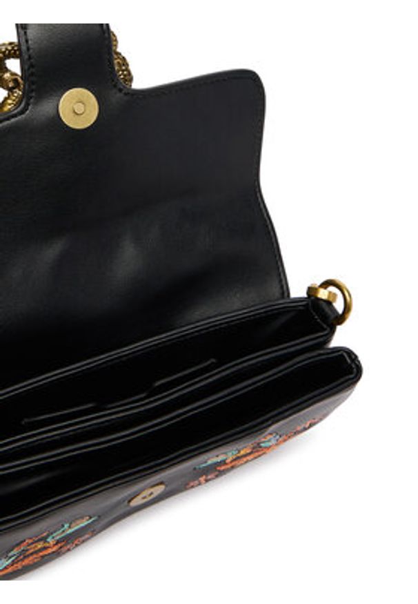 Just Cavalli Torebka 80RA4BA7 ZSE08 Czarny. Kolor: czarny. Materiał: skórzane