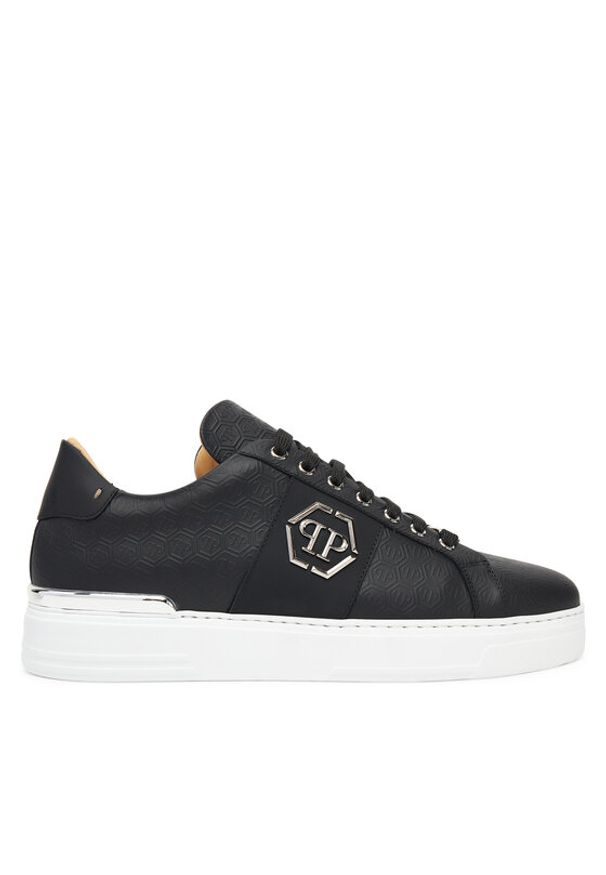 Philipp Plein - PHILIPP PLEIN Sneakersy PAES USC0768 PLE005N02 Czarny. Kolor: czarny. Materiał: skóra