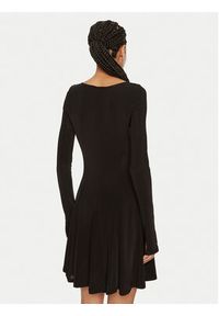 Versace Jeans Couture Sukienka codzienna 77HAO922 J0007 Czarny Slim Fit. Okazja: na co dzień. Kolor: czarny. Materiał: wiskoza. Typ sukienki: proste. Styl: casual #5