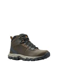 columbia - Columbia Buty Newton Ridge Plus Ii Wp 1594731231. Zapięcie: sznurówki. Kolor: brązowy, żółty, wielokolorowy. Materiał: skóra, materiał. Szerokość cholewki: normalna
