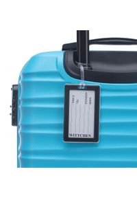 Wittchen - Mała walizka z zawieszką niebieska. Kolor: niebieski. Materiał: guma #8