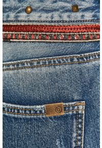 Desigual - Jeansy. Stan: podwyższony. Kolor: niebieski. Materiał: jeans #5