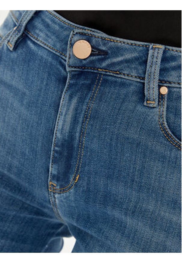 Guess Jeansy W4BA15 D5HB1 Niebieski. Kolor: niebieski