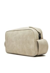 Calvin Klein Saszetka Ck Refined Camera Bag Nubuck K50K512748 Beżowy. Kolor: beżowy. Materiał: skóra