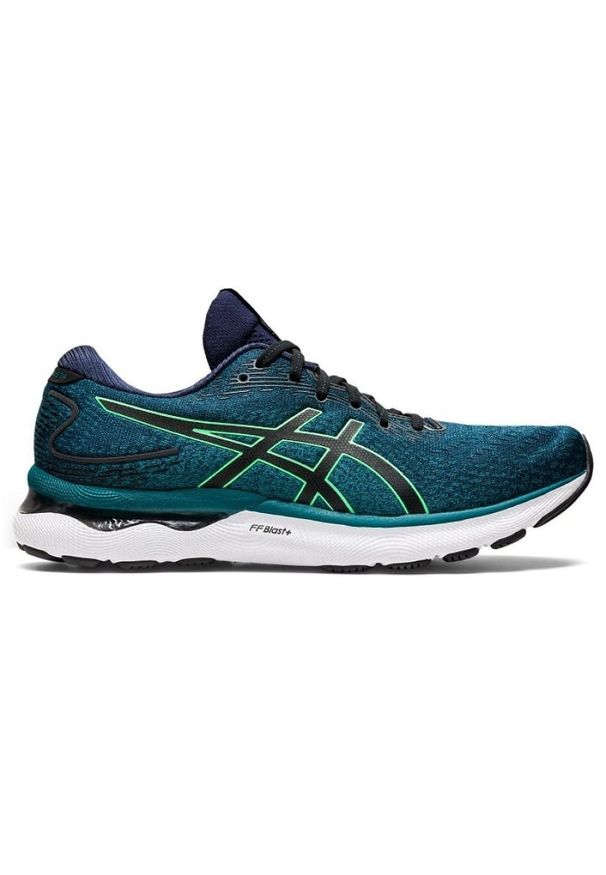 Buty Asics Gel Nimbus 24 1011B359-301 zielone. Kolor: zielony. Szerokość cholewki: normalna. Wzór: gładki. Sport: bieganie, fitness