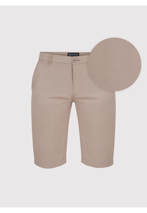 Pako Lorente - PAKO LORENTE – Bawełniane szorty męskie w kolorze beżowym. Kolor: niebieski, beżowy. Materiał: bawełna. Długość: krótkie. Wzór: gładki. Sezon: lato