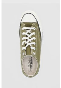 Converse Tenisówki kolor zielony. Nosek buta: okrągły. Zapięcie: sznurówki. Kolor: zielony. Materiał: guma #4
