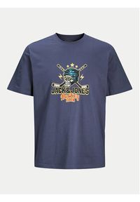 Jack & Jones - Jack&Jones T-Shirt Eight Skull 12264841 Granatowy Standard Fit. Kolor: niebieski. Materiał: bawełna #6