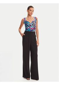 Morgan Bluzka 251-DCOLO Kolorowy Slim Fit. Materiał: syntetyk. Wzór: kolorowy #4