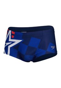 Szorty kąpielowe Speedo Eco+ Placem Dig. Kolor: czerwony, niebieski, wielokolorowy. Wzór: nadruk #1