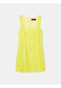 Desigual Sukienka letnia 23SWVW02 Żółty Slim Fit. Kolor: żółty. Materiał: syntetyk. Sezon: lato #2