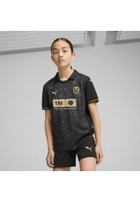 Puma - Młodzieżowa koszulka wyjazdowa Valencia CF 24/25 PUMA Black Gold. Kolor: czarny, żółty, wielokolorowy