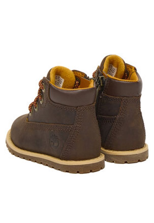Timberland Trzewiki Pokey Pine 6In Boot With TB0A2NC39311 Brązowy. Kolor: brązowy. Materiał: skóra