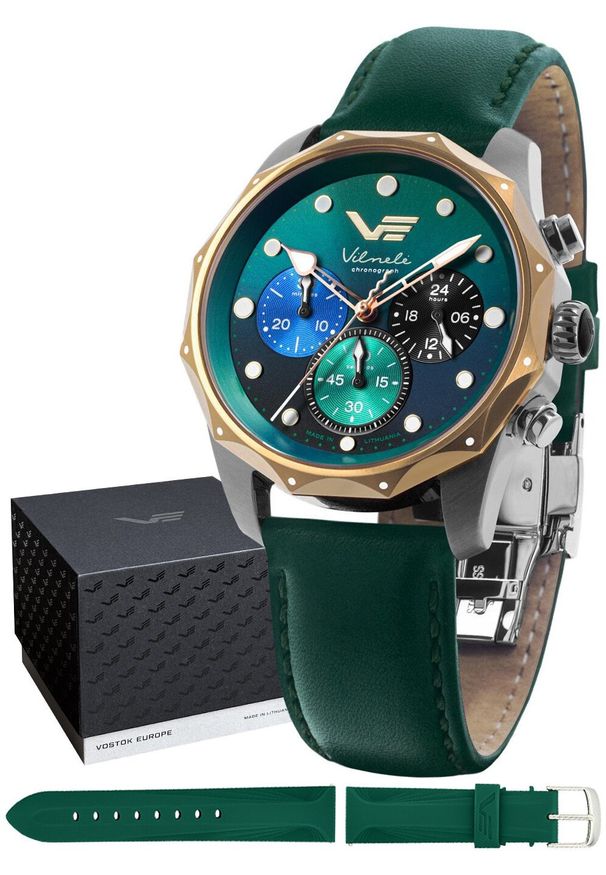 Zegarek damski Vostok Europe JS20-125E752 zielony. Kolor: zielony