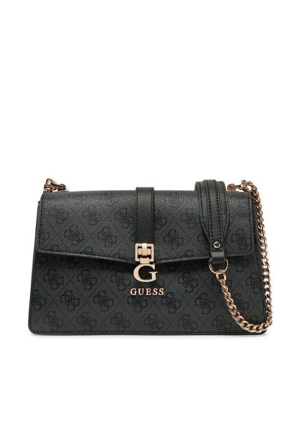 Guess Torebka HWSG96 29210 Czarny. Kolor: czarny. Materiał: skórzane