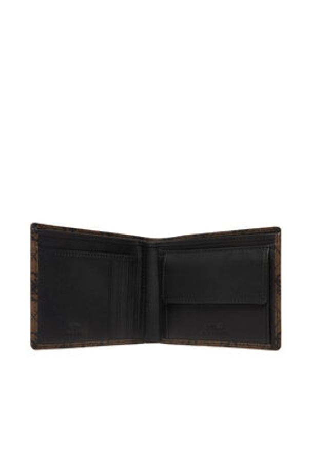 Guess Portfel SMVELE LEA20 Brązowy. Kolor: brązowy. Materiał: skóra