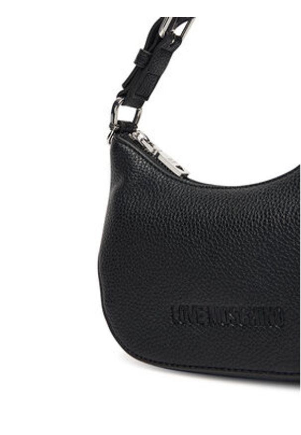 Love Moschino - LOVE MOSCHINO Torebka JC4019PP1NLT000B Czarny. Kolor: czarny. Materiał: skórzane