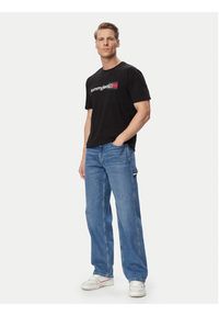 Tommy Jeans T-Shirt Entry Dna DM0DM23406 Czarny Regular Fit. Kolor: czarny. Materiał: bawełna #2