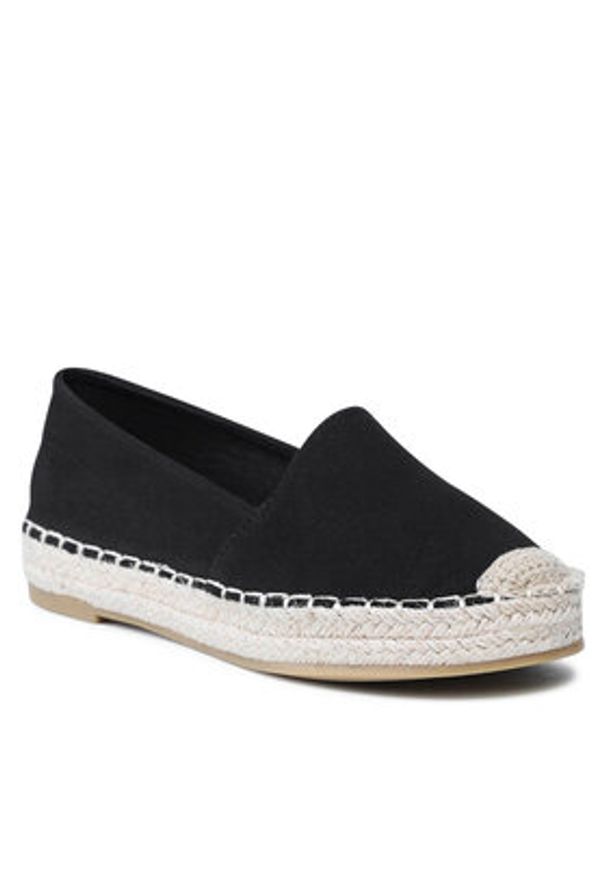Jenny Fairy Espadryle WSS990-106 Czarny. Kolor: czarny. Materiał: materiał