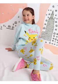 Sinsay - Legginsy Pokémon - zielony. Kolor: zielony. Materiał: bawełna, dzianina #1