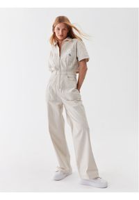 Calvin Klein Jeans Kombinezon J20J221826 Écru Relaxed Fit. Materiał: bawełna #1