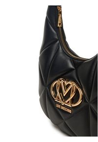 Love Moschino - LOVE MOSCHINO Torebka JC4082PP0NLC0000 Czarny. Kolor: czarny. Materiał: skórzane #7