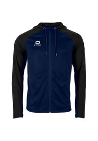 STANNO - Dziecięca bluza dresowa z zamkiem błyskawicznym Stanno Stadio. Kolor: niebieski, czarny, wielokolorowy. Materiał: dresówka