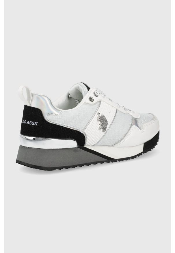 U.S. Polo Assn. sneakersy kolor biały. Nosek buta: okrągły. Zapięcie: sznurówki. Kolor: biały