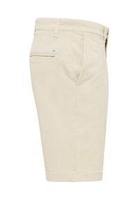 Mustang Szorty materiałowe Amsterdam 1016450 Beżowy Slim Fit. Kolor: beżowy. Materiał: bawełna