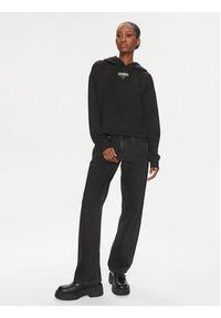Tommy Jeans Bluza Essential Logo DW0DW17797 Czarny Relaxed Fit. Kolor: czarny. Materiał: bawełna, syntetyk #5
