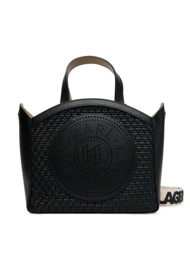 Karl Lagerfeld - KARL LAGERFELD Torebka A3W30062 Czarny. Kolor: czarny. Materiał: skórzane