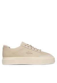 Calvin Klein Sneakersy Basket Cups Lup Wt Lth Su HW0HW02984 Beżowy. Kolor: beżowy. Materiał: skóra #1