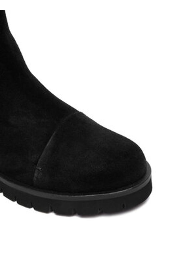 HÖGL Botki 0-101502-01000 Czarny. Kolor: czarny. Materiał: skóra, zamsz