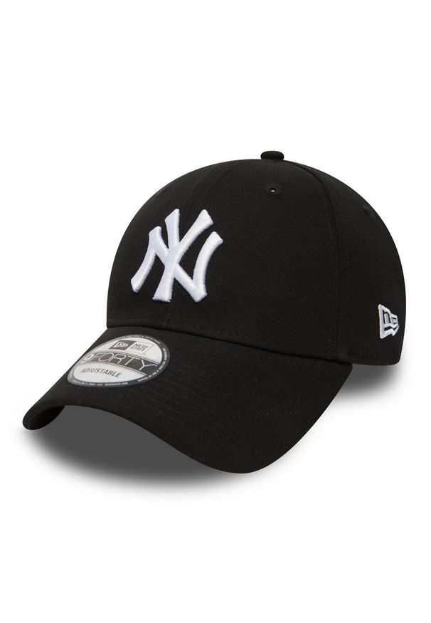 Casquette New Era essential 9forty New York Yankees. Kolor: czarny. Materiał: bawełna. Styl: sportowy