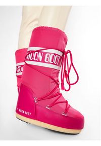 Moon Boot Śniegowce Nylon 14004400062 Różowy. Kolor: różowy. Materiał: materiał #9