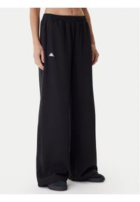 Kappa Spodnie dresowe Banda Petuniagt 371P8CW Czarny Comfort Fit. Kolor: czarny. Materiał: bawełna