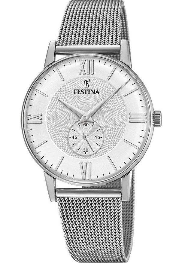 Zegarek Festina Zegarek damski Festina F20568-2 srebrny. Kolor: srebrny