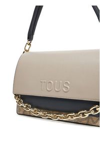 Tous - TOUS Torebka Audree Kaos Icon 2002287644 Beżowy. Kolor: beżowy. Materiał: skórzane