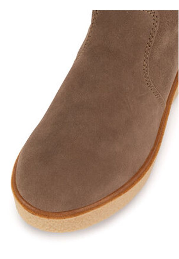 Rieker Botki Y0070-24 Brązowy. Kolor: brązowy. Materiał: zamsz, skóra