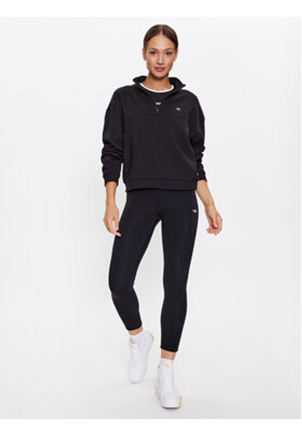 Vans Bluza Leighton Mock Neck Fleece VN000A5V Czarny Regular Fit. Kolor: czarny. Materiał: bawełna, syntetyk