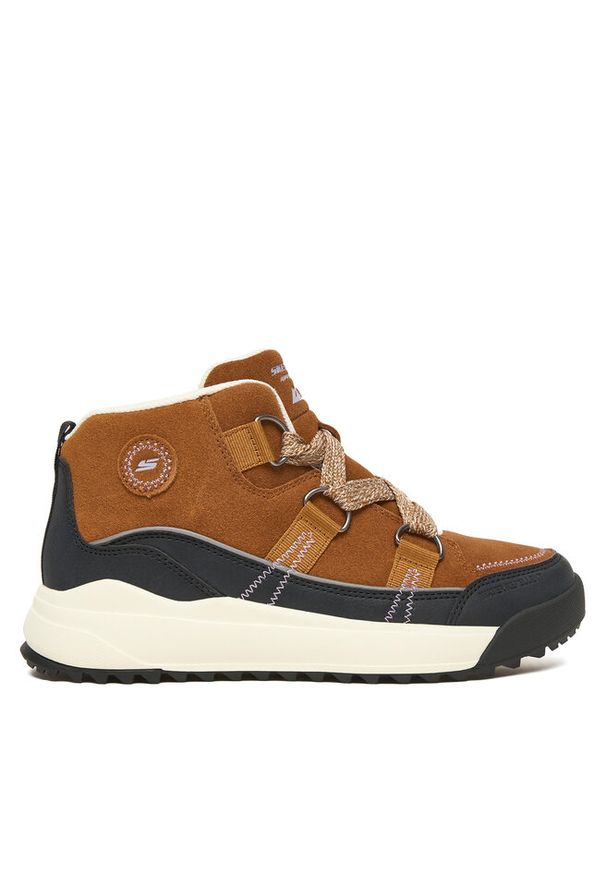 skechers - Trzewiki Skechers. Kolor: brązowy