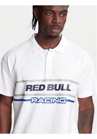 Pepe Jeans Polo Red Bull Racing Moto Panel RM540017 Biały Regular Fit. Typ kołnierza: polo. Kolor: biały. Materiał: bawełna #3