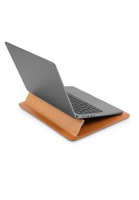 Moshi Muse 14'' 3-in-1 Slim - Pokrowiec MacBook Pro 14'' (M3/M2/M1/2023-2021) caramel brown. Materiał: skóra. Styl: elegancki